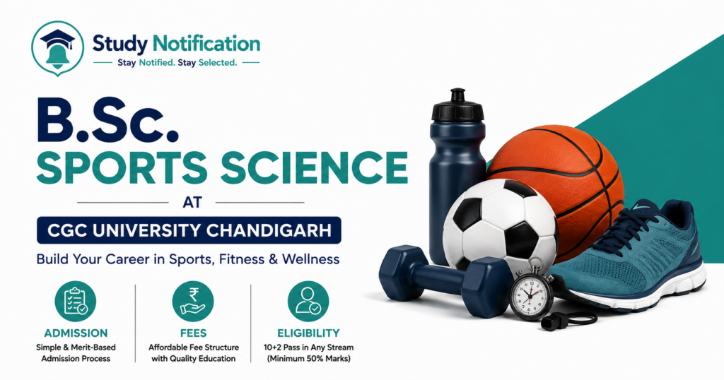 B.Sc. Sports Science at CGC University