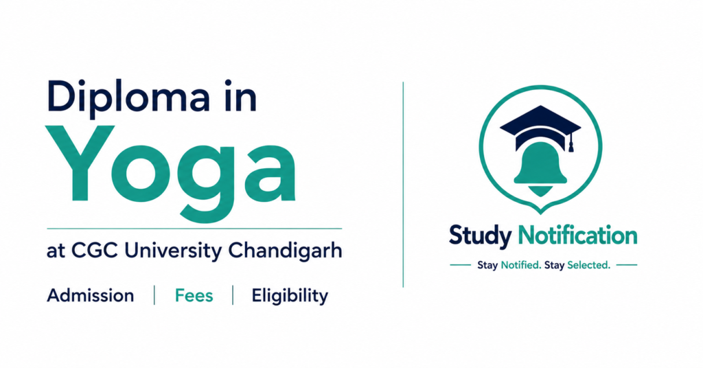 Diploma in Yoga at CGC University Chandigarh