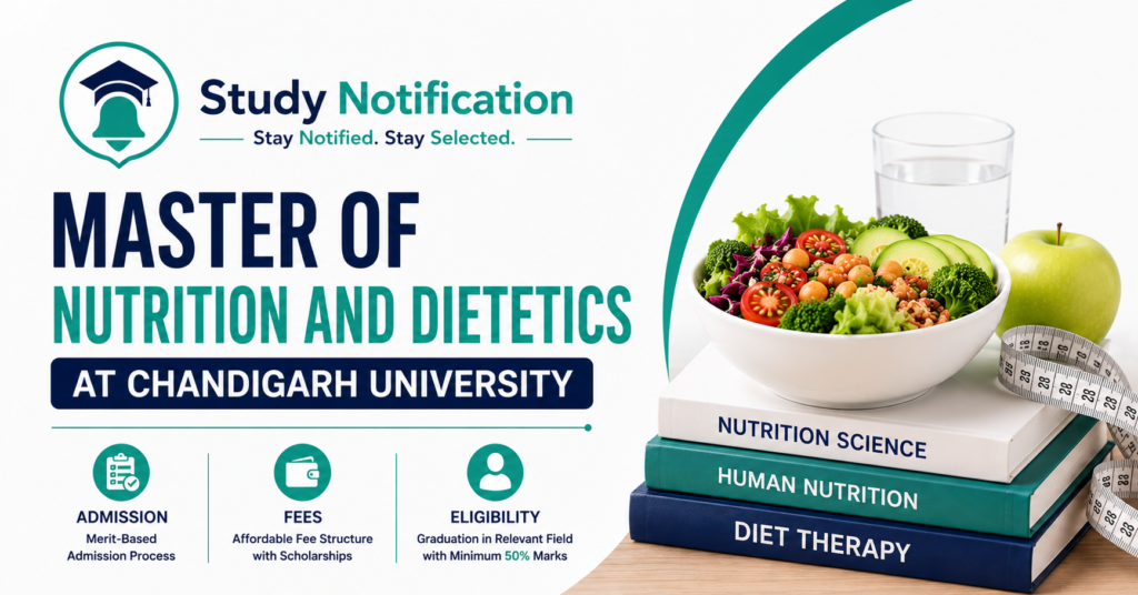 Master of Nutrition and Dietetics at Chandigarh University