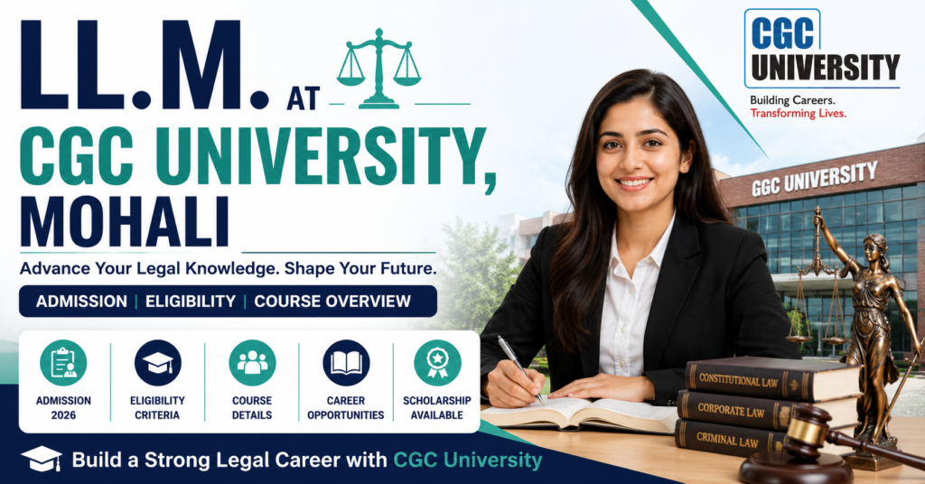 LL.M. at CGC University, Mohali , Admission , Eligibility