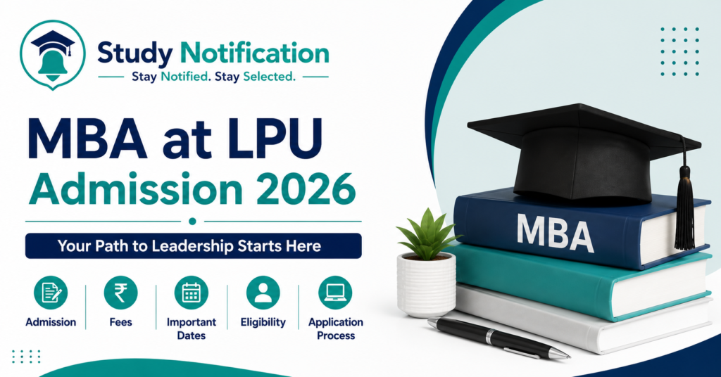 MBA at LPU Admission, Fees, Dates,