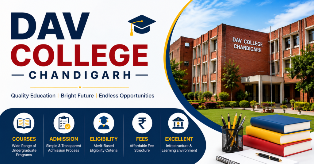 DAV College Chandigarh, Courses, Admission , Fees, Eligibility
