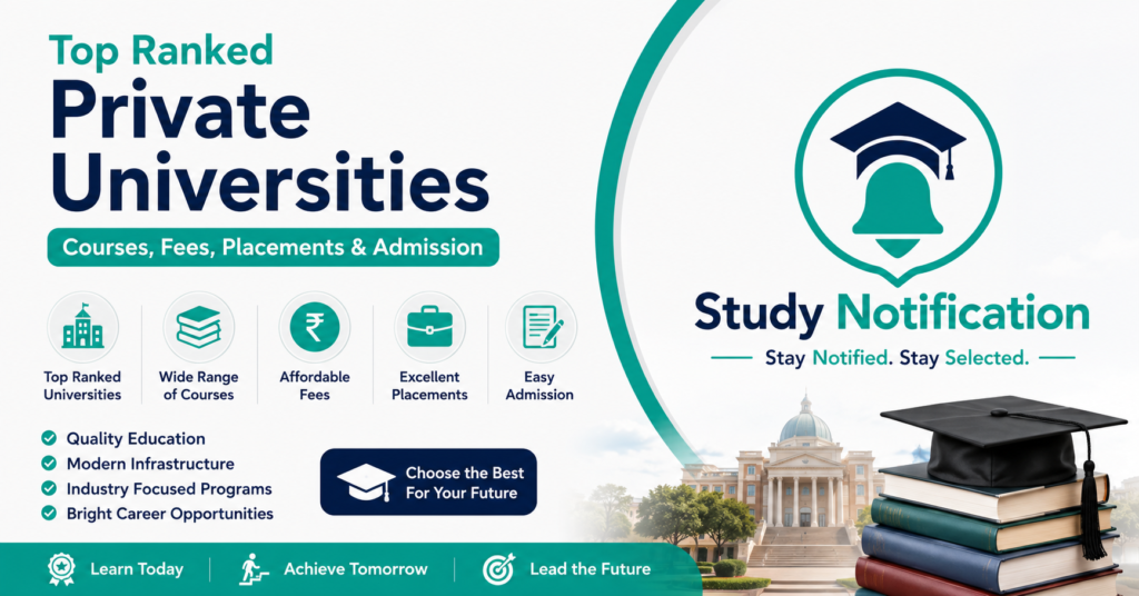 Top Ranked Private Universities, Courses, Fees, Placements & Admission 