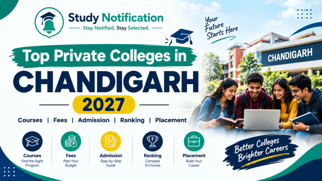 Top Private Colleges in Chandigarh 2027 , Courses, Fees, Admission, Ranking & Placements