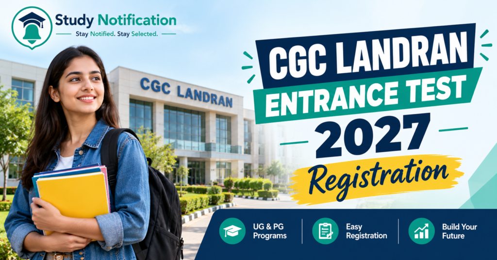 CGC Landran Entrance Test 2027